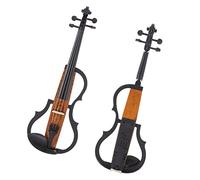 ZUOMU Tapa De Abeto De Violín Eléctrico 4/4 Para Principiantes Con Arco De Brasilwood + Estuche Violón Set