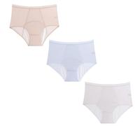 Zuoori - Ropa interior a prueba de fugas para mujer, bragas de seda a prueba de fugas, soporte lavable para el suelo pélvico y ropa interior a prueba de fugas, 3pcs-b, XL