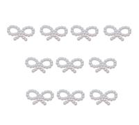 zuousxbs 10pcs De Perla Múltiples Apliques Bizcocho Cajas Regalo Cajas Regalo Ropa Costura La Nave Costura Para Banda Ropa Banda Cabello
