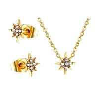 zuousxbs ACCESORIOS MUJERES ESTILES PARAS TEMAS DE LA ESTRELLA JEDIACIÓN ACERO ACERO SECTRO COLETO CON CLETA LA