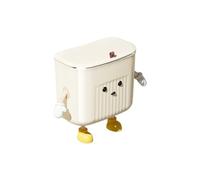 zuousxbs Contenedor de abono para Cocina, Papelera con Colgantes de Dibujos Animados, con Tapa, Puerta de gabinete, Debajo del Fregadero, Bote de Basura para mostrador de Oficina, decoración del hogar