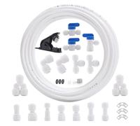 zuousxbs Sistemas Filtro Agua Los Kits Conector Manguera Tuberías Compatibles para Refrigerador Y Cafetera con Ajuste Conectas Rápidas