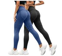 Zuoyue - Leggings 3D anticelulitis para mujer, leggings de compresión para mujer, leggings elásticos, gran flexibilidad, para entrenamiento, yoga, gimnasio, camping, vacaciones, #3-marina, M