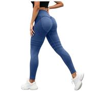 Zuoyue - Leggings 3D anticelulitis para mujer, leggings de compresión para mujer, leggings elásticos, gran flexibilidad, para entrenamiento, yoga, gimnasio, camping, vacaciones, #1-marina, M