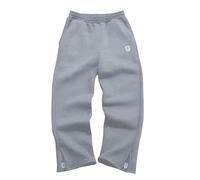 Zuoyue - Pantalón para hombre, holgado, de gran tamaño, para hombre, cómodo, transpirable, informal, holgado, holgado, color liso, pantalones de trabajo para hombre, sudaderas, A-light gris, XL