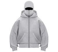 Zuoyue Pasamontañas Con Capucha Para Hombre Mujer Sudadera Deportiva Running Unisex Invierno Hombre Invierno Sudadera Polar Para El Día a Día, Acampadas y Excursiones Al Aire Libre