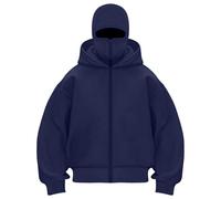 Zuoyue Pasamontañas Con Capucha Para Hombre Mujer Sudadera Deportiva Running Unisex Invierno Hombre Invierno Sudadera Polar Para El Día a Día, Acampadas y Excursiones Al Aire Libre
