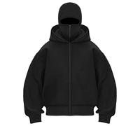 Zuoyue Pasamontañas Con Capucha Para Hombre Mujer Sudadera Deportiva Running Unisex Invierno Hombre Invierno Sudadera Polar Para El Día a Día, Acampadas y Excursiones Al Aire Libre