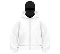 Zuoyue Sudadera con Capucha Hombre con Capucha y Pasamontañas Sudadera Deportiva Running Unisex Invierno Hombre Invierno Chaqueta Cálida para El Día a Día, Deportes Al Aire Libre y Senderismo