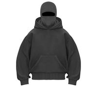 Zuoyue Sudadera para Hombre con Capucha y Pasamontañas Sudadera Deportiva Running Unisex Invierno Hombre Invierno Chaqueta Cálida para El Día a Día, Trabajo y Tiempo Libre Al Aire Libre