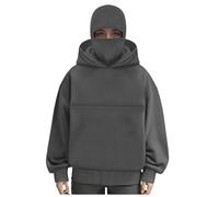 Zuoyue Sudadera para Hombre con Capucha y Pasamontañas Sudadera Deportiva Running Unisex Invierno Hombre Invierno Chaqueta Cálida para El Día a Día, Trabajo y Tiempo Libre Al Aire Libre