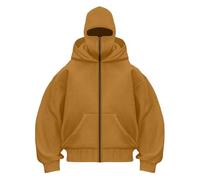 Zuoyue Sudadera para Hombre con Capucha y Pasamontañas Sudadera Deportiva Running Unisex Invierno Hombre Invierno Polar para El Día a Día, Acampadas y Excursiones Al Aire Libre