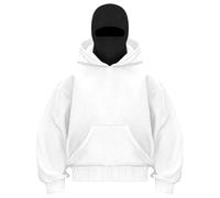 Zuoyue Sudadera para Hombre con Capucha y Pasamontañas Sudadera Deportiva Running Unisex Invierno Hombre Invierno Polar para El Día a Día, Acampadas y Excursiones Al Aire Libre