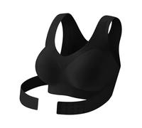 Zuoyue Sujetador Corrector Postura Sujetador Sincosturas de Cierre Frontal con Soporte de Espalda Ajustable Ropa Interior Moldeadora Transpirable Deportivos para Mujer Yoga Running Fitness (XXL)
