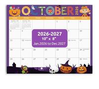 Zuozee Calendario magnético para refrigerador, calendario de nevera de 8 x 10 pulgadas, desde mayo de 2024 hasta diciembre de 2025, calendario de refrigerador de 20 meses para el hogar, la oficina y