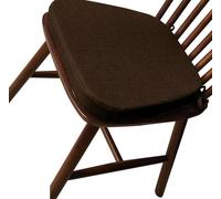 ZUOZHE Cojines De Silla para Terraza Y Comedor - Funda Extraíble Cremallera (40x38/43x42 Cm) • Antideslizante Lazos Ajustables Tejido Fresco Transpirable Cocina/Jardín(A5,43x42x33x3cm)