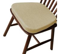 ZUOZHE Cojines De Silla para Terraza Y Comedor - Funda Extraíble Cremallera (40x38/43x42 Cm) • Antideslizante Lazos Ajustables Tejido Fresco Transpirable Cocina/Jardín(A11,40x38x33x3cm)