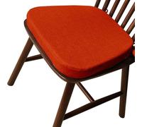 ZUOZHE Cojines De Silla para Terraza Y Comedor - Funda Extraíble Cremallera (40x38/43x42 Cm) • Antideslizante Lazos Ajustables Tejido Fresco Transpirable Cocina/Jardín(A3,40x38x33x3cm)