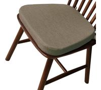 ZUOZHE Cojines De Silla para Terraza Y Comedor - Funda Extraíble Cremallera (40x38/43x42 Cm) • Antideslizante Lazos Ajustables Tejido Fresco Transpirable Cocina/Jardín(A17,40x38x33x5cm)