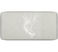 ZUOZHE Funda Impermeable para Cojín De Rattan con Cremallera - Funda De Repuesto para Muebles De Jardín Exterior/Interior, Sofá, Silla, Terraza - Tejido Resistente Al Agua Y UV(A6,33x65x10cm)