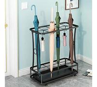 ZUOZUIYQ Puestos Paraguas, un Soporte Paraguas Hotel de Gran Capacidad, Caja de Paraguas de Hierro fácil de Desmontar y ensamblar/c/21 Hoyos y 24 Ganchos