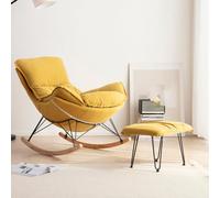 ZUOZUIYQ Silla de sofá de Ocio u200band Footstool, Moderna Silla reclinable para la Silla sin Brazo, Silla de sofá para Dormitorio, balcón, cómoda Silla u200b con cojín de Asiento (Color: