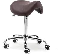 ZUOZUIYQ Taburete de Silla de Montar Enrollable Taburete de Cuero sillón cómodo Silla ergonómica Ajustable Taburete ergonómico