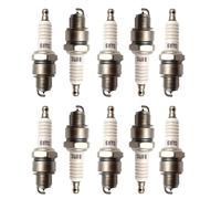 Zuphte Bujias para Yamaha PW50 PW80 PW60 LT50 LT80, Bujías para Motocicletas de 50cc a 150cc, 5 Unidades E6TC/BP6HS (10 Unidades)