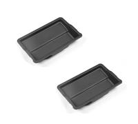Zuphte Organizador Coche para Xpeng G6 2023-2026, Caja de Almacenamiento Debajo del Asiento, Tipo cajón, Organizador para Coche, Caja Inferior para el Asiento Delantero, TPE (Negro, 2 Piezas)