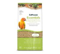Zupreem Essentials Alimento para Aves de Compañía - Ingredientes Naturales - Pienso para Pájaros Indicado para Agapornis, Cacatúas NINFA, Cotorras Argentinas y Otros Pájaros Medianos - 1 kg