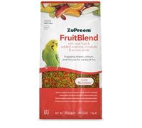 Zupreem Multifrutas Alimento para Aves de Compañía - Frutas y Vitaminas - Pienso para Pájaros Indicado para Periquitos, Periquitos Australianos, Loros Pequeños y Otros Pájaros Pequeños - 1 kg