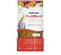 Zupreem Multifrutas Alimento para Aves de Compañía - Frutas y Vitaminas - Pienso para Pájaros Indicado para Agapornis, Cacatúas NINFA, Cotorras Argentinas y Otros Pájaros Medianos - 1 kg