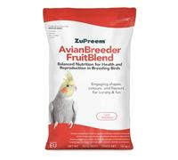 Zupreem Multifrutas Breeder Alimento para Aves de Tamaño Mediano - Pienso para Pájaros Indicado para la Cría de Agapornis, Cacatúas NINFA, Cotorras Pequeñas y Cotorras Argentinas - 18 kg