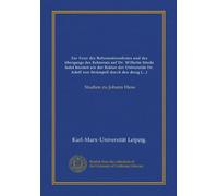 Zur Feier des Reformationsfestes und des übergangs des Rektorats auf Dr. Wilhelm Stieda ladet hiermit ein der Rektor der Universität Dr. Adolf von ... Dr. Albert Hauck: Studien zu Johann Huss