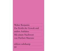 Zur Kritik der Gewalt und andere Aufsätze: 103