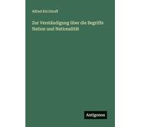 Zur Verständigung über die Begriffe Nation und Nationalität
