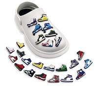 zurabini Dijes para zapatos, dijes para zapatos para sandalias, regalo de cumpleaños o pulsera, o recuerdos de fiesta para niños, adolescentes, hombres (25 unidades), talla única, VBS, No es una