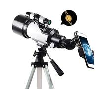ZURBAQD Telescopio profesional refractor de longitud focal de 700 mm para astronomía de adultos, con trípode de acero resistente, cálido como siempre