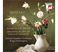 ZURICH CHAMBER OR Mozart: Serenade K. 204 & Divertimento (CD) (Importación USA)