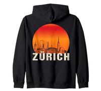 Zurich Suiza Atardecer Lugares De Interés Sudadera con Capucha