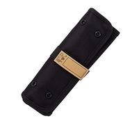 ZUROJ Estuche Funda de lápiz, 48 Ranuras Roll-Up Stenea Protectora Roll Bag Suplementos Escolares Durable Lápiz Caso Negro Estuche para lápices