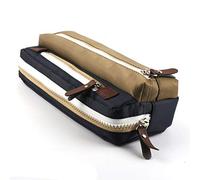 ZUROJ Estuche Funda de lápiz, Bolsa de papelería de Estudiante, Cremallera de Tres Capas de Gran Capacidad for bolígrafos, lápices, resaltantes, Gel Plumas-4 Colores Estuche para lápices(B)