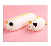 ZUROJ Estuche Funda de lápiz, Bolso de Almacenamiento de lápiz de Silicona Suave, Monedero de Estilo Lindo, Caja de lápices de papelería con Cremallera-4 Colores Estuche para lápices(B)