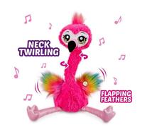 Zuru Pets Alive 9522 - Frankie The Funky Flamingo, Peluche con Plumas Rosas, Las alas y el Cuello se mueven al Ritmo de 3 fantásticas Canciones, Juguete Infantil Interactivo para el Buen Humor