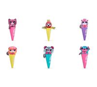 ZURU - Juguete de peluche de neón con decoración coleccionable para bebé, sorpresa en cono