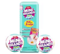 ZURU Mini Brands - Juego de nevera con 2 bolas, llena el refrigerador