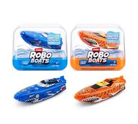 ZURU Robo Alive Robo Boats, Tiger Shark & Robo Shark Boat, 2 Pack, (Amazon Exclusive)
