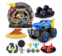 ZURU SMASHERS- Smashers Surprise-Monster Playset (Shark Truck) Sorpresa Car, Juguete Coleccionable de Coche de Carreras, Liso, Color tiburón, Speedster (74103D)