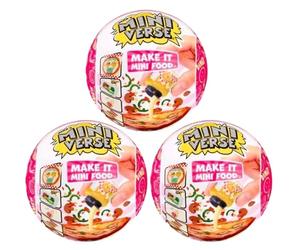 ZURU Surprise Blind Box - Figuras de cápsula (3 cápsulas MGA Mini Verse S3 Diner)