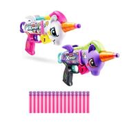 Zuru X-Shot Pack 2 Lanzadores de Dardos Blastercorn Double Rizz con 32 Dardos